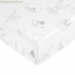 Հարմարեցված սավան Looney Tunes բազմագույն Super King