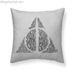 Բարձի պատյան Հարրի Փոթեր Դիլթի Հելոուս մոխրագույն բազմագույն 50 x 50 սմ