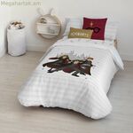 Սկանդինավյան կազմ Հարրի Փոթերի թիմ Բազմագույն 175 թել 140 x 200 սմ Մեկտեղանի