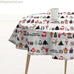 Սփռոց Belum Noel սպիտակ բազմագույն Ø 100 սմ