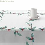 Բծերից պաշտպանող խեժապատ սփռոց Belum սպիտակ Սուրբ Ծննդյան բազմագույն 100 x 150 սմ