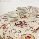 Բծերից պաշտպանող խեժապատ սփռոց Belum փայտե Սուրբ Ծննդյան բազմագույն 100 x 150 սմ