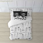 Սկանդինավյան ծածկոց Բեթմենի առանձնահատկություններ Բազմագույն 175 թել 180 x 220 սմ