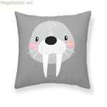 Բարձի պատյան՝ մանկական և բամբակյա, մոխրագույն, 50 x 50 սմ, Seal