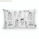 Բարձի ծածկոց Բեթմեն Բեթմենի առանձնահատկություններ C Բազմագույն 30 x 50 սմ