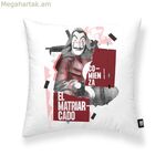 Բարձի պատյան «Թղթե տուն» Այկիդո A, սպիտակ, բազմագույն, 45 x 45 սմ