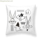 Բարձի պատյան Looney Tunes Looney B&W B White Multicolor 45 x 45 սմ