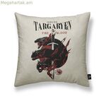 Բարձի պատյան «Գահերի խաղը» Տարգարիեն A Բազմագույն 45 x 45 սմ