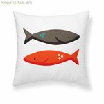 Բարձի ծածկոց Decolores Peces Rojo Red 50 x 50 սմ