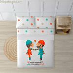 Անկողնային պարագաների հավաքածու Decolores շարֆ բազմագույն