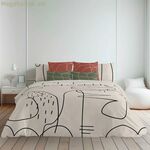 Սկանդինավյան ծածկոց՝ Decolores Burdeos Multicolour 175 թել 155 x 220 սմ