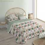 Սկանդինավյան ծածկոց Decolores Chloe 4 բազմագույն 175 թել 140 x 200 սմ