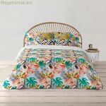 Սկանդինավյան ծածկոց Decolores Angeles Multicolour 175 թել 240 x 220 սմ Շեղման վզիկ