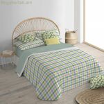 Սկանդինավյան ծածկոց Decolores Ulm Multicolour 175 թել 260 x 240 սմ Շեղման վզիկ