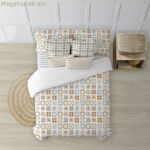 Սկանդինավյան ծածկոց՝ Decolores Tilburg Multicolour 175 թել 240 x 220 սմ, նեղ վզիկ