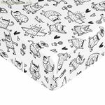 Ներկառուցված ներքևի սավան Decolores Monstre սև փոքր կրկնակի