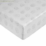 Ներքևի սավան Rick and Morty՝ սպիտակ, բազմագույն, 90 x 200 սմ, 100% բամբակ