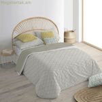 Սկանդինավյան ծածկոց Decolores Nashik Beige 175 թել 200 x 200 սմ