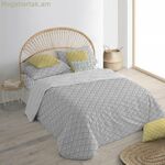 Սկանդինավյան ծածկոց Decolores Nashik Grey 175 Threads 260 x 240 սմ