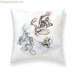 Բարձի պատյան Looney Tunes Sketch B բազմագույն 45 x 45 սմ