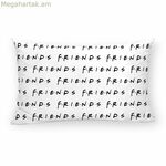 Բարձի պատյան «Ընկերներ», «Թիմային ընկերներ», «C», բազմագույն, 30 x 50 սմ