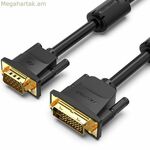 VGA-ից DVI ադապտեր օդափոխման EACBF սև 1 մ