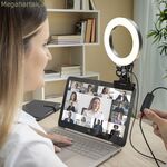 Սելֆիի օղակաձև լամպ՝ սեղմակով Lumahoop InnovaGoods