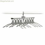 8-ը 1-ում բազմաֆունկցիոնալ կախիչ Spavver InnovaGoods մոխրագույն պլաստիկ (վերանորոգված B)