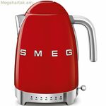 Թեյնիկ Smeg 2400 Վտ 1,7 Լ Կարմիր Չժանգոտվող պողպատ Պլաստիկ