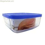 Ճաշի տուփ Borgonovo Igloo Blue 22 x 22 x 9 սմ 18,5 x 18,5 x 7,4 սմ