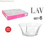 LAV Truva Crystal ամանների հավաքածու (6 հատ)