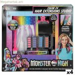 Մազերի խնամքի հավաքածու Monster High մազերի երկարացումներ՝ 4 հատ