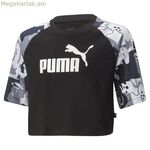 Մանկական կարճ թևքով մարզաշապիկ Puma Ess+ Street Art Ragl սև