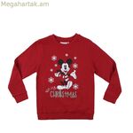 Մանկական սվիտեր առանց գլխարկի՝ Միկի Մաուսի կարմիր պատկերով