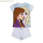 Ամառային պիժամա «Սառցե սիրտը» բաց կապույտ