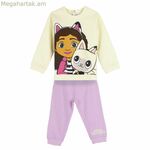 Մանկական մարզահագուստ Գաբբիի տիկնիկային տնակը մանուշակագույն