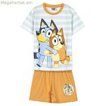 Մանկական պիժամա՝ կապույտ, բաց կապույտ