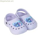 Ծովափնյա սանդալներ՝ կարված մանուշակագույնով