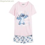 Ամառային պիժամա վարդագույն կարով