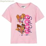 Մանկական կարճ թևքով շապիկ The Paw Patrol սպիտակ-վարդագույն