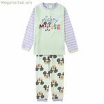 Մանկական գիշերանոց Միկի Մաուս վարդագույն կանաչ մոխրագույն