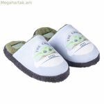 Տան հողաթափեր The Mandalorian բաց մոխրագույն