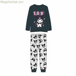 Մանկական պիժամա Hello Kitty մոխրագույն