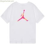 Մանկական կարճ թևքով մարզաշապիկ Nike սպիտակ