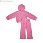 Մանկական սպորտային հագուստ Nike NKG SWOOSH SPIRIT TEDDY SET վարդագույն