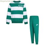Հագուստի հավաքածու Nike N NSW CLUB SNL STRIPE CREW 86M256 կանաչ