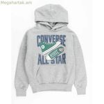 Մանկական վերնաշապիկ Converse CNVB ALL STAR SNEAKER GFX HOOD 9CG903 042 մոխրագույն