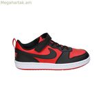 Մանկական առօրյա սպորտային կոշիկներ Nike COURT BOROUGH LOW RECRAFT BPV DV5457 600 Սպիտակ Սև Կարմիր