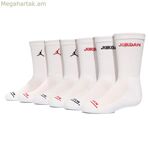 Սպորտային գուլպաներ Jordan JHB JORDAN LEGEND CREW 6 հատ BJ0343 001 սպիտակ, մանկական, 6 հատ