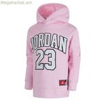 Ջորդան Hbr Flc Po աղջիկների համար նախատեսված գլխարկով սվիտեր՝ վարդագույն